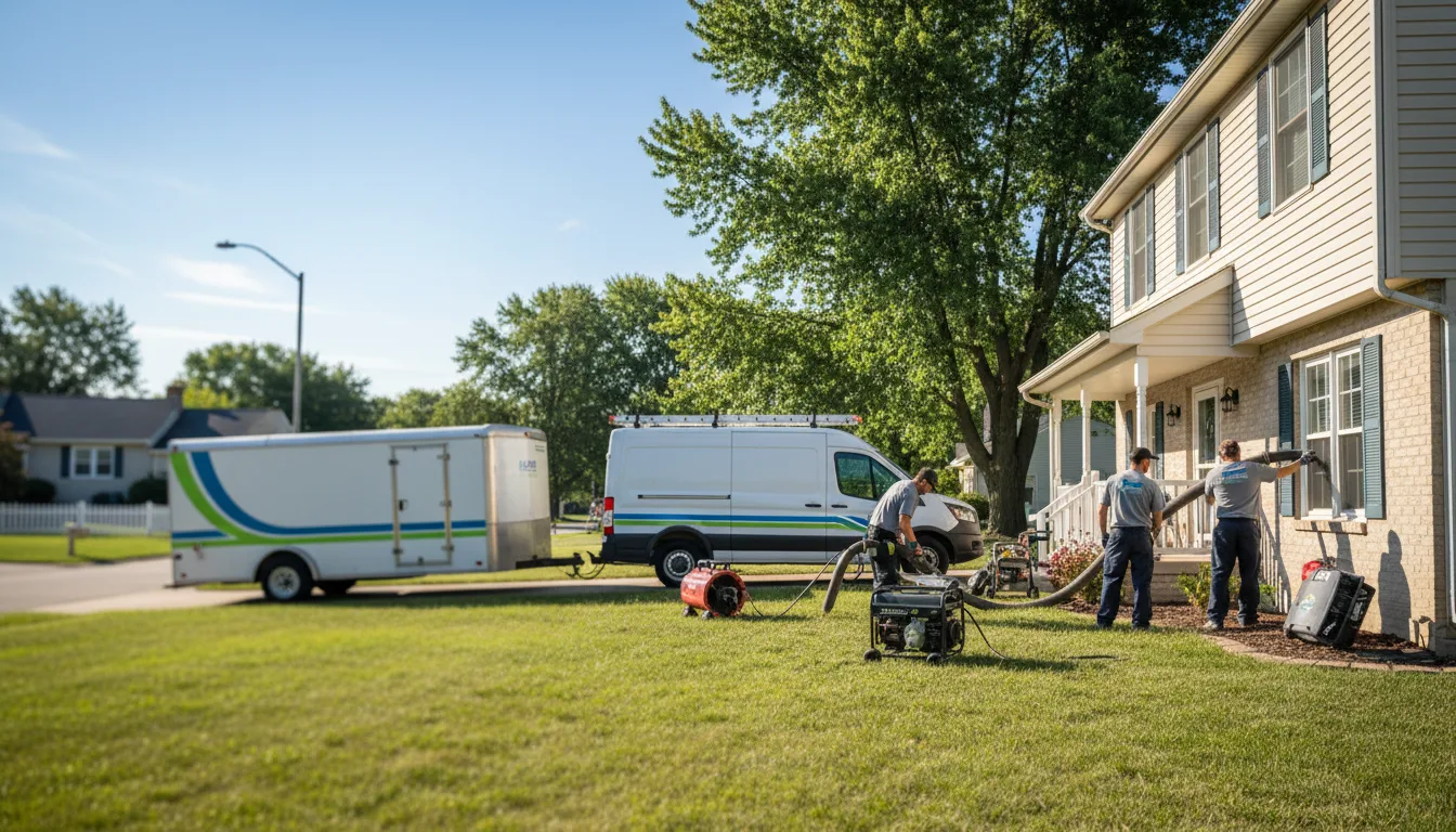 Flooded Basement Restoration And Cleanup With Repair in Bartlett, NE near me